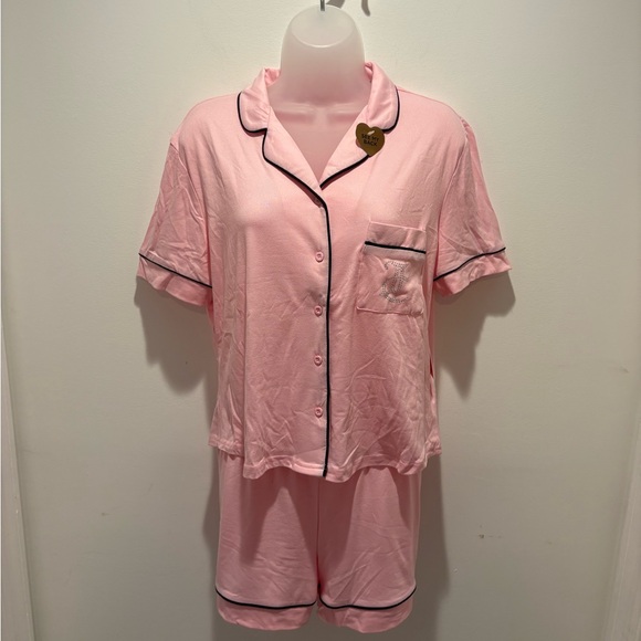 Juicy Couture Pink Pajama Set - Size Medium - Picture 1 of 7